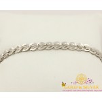 Серебряный браслет 925 проба. Браслет, плетение Лав модерн 810099с , Gold & Silver Gold & Silver, Украина